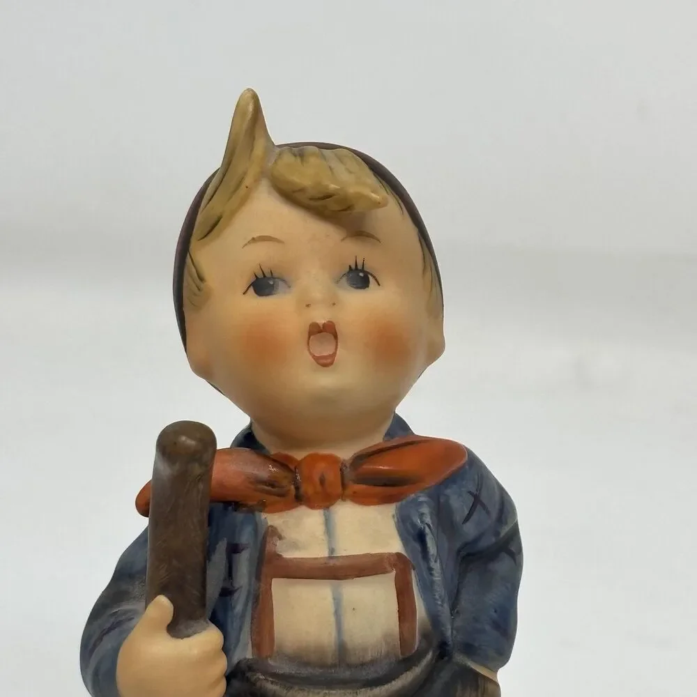 Vtg 1960 Goebel Hummel Little Hiker 16/1 Figurine West Germany Boy Walking Stick